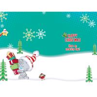 Brilliant Grandson My Dinky Bear Me to You Bear Christmas Card Extra Image 1 Preview